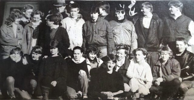Klasse 9b im Jahr 1985